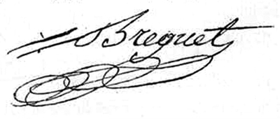Breguet signature